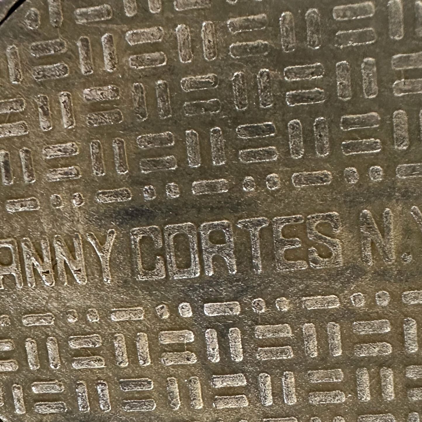 DANNY CORTES - Small Manhole Cover, 2026